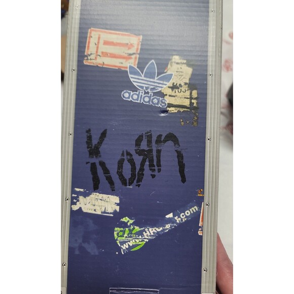 Korn x Adidas Black adilette slides . Size 8 mens